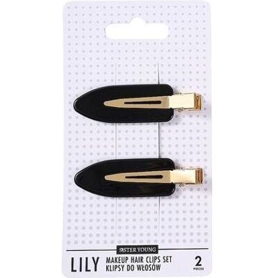 Galeria Hobby, Haarklammer + Haarclips, Sister Young Lily Makeup Hair Clips Set Black 2 Pieces (2 Stk.) Galeria Hobby, Haarklammer + Haarclips, Sister Young Lily Makeup Hair Clips Set Black 2 Pieces (2 Stk.)