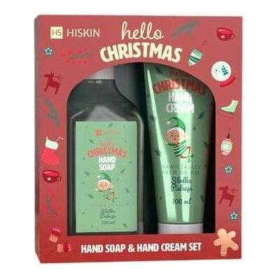 Hiskin, Handcreme, Hiskinset Hello Christmas Hand Cream Sweet Pistachio 60ml Hand Soap Sweet Pistachio 200ml (60 ml) Hiskin, Handcreme, Hiskinset Hello Christmas Hand Cream Sweet Pistachio 60ml Hand Soap Sweet Pistachio 200ml (60 ml)