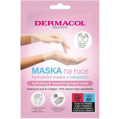 Dermacol, Handcreme, Feuchtigkeitsspendende Handmaske (Handmaske) 1 Paar Dermacol, Handcreme, Feuchtigkeitsspendende Handmaske (Handmaske) 1 Paar