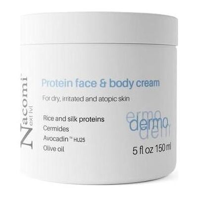 Nacomi Next Level Dermo Protein Gesichts- & Körpercreme - Für empfindliche, trockene und gereizte Haut Nacomi Next Level Dermo Protein Gesichts- & Körpercreme - Für empfindliche, trockene und gereizte Haut
