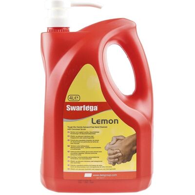 Swarfega, Handcreme, SWL4LMP Lemon Pump Bottle 4L Swarfega, Handcreme, SWL4LMP Lemon Pump Bottle 4L