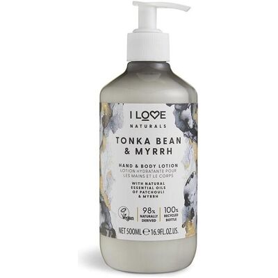 I Love... I Love, Naturals Collection, Vegan, Feuchtigkeitsspendend & Weichmachend, Tonkabohne & Myrrhe - Lotion I Love... I Love, Naturals Collection, Vegan, Feuchtigkeitsspendend & Weichmachend, Tonkabohne & Myrrhe - Lotion
