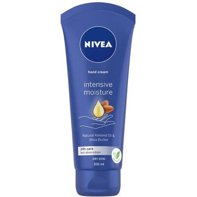 NIVEA, Handcreme, Intensive Moisture Hand Cream With Almond Oil And Shea Butter For Dry Hands (75 ml) NIVEA, Handcreme, Intensive Moisture Hand Cream With Almond Oil And Shea Butter For Dry Hands (75 ml)