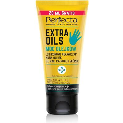 Perfecta, Handcreme, Body Extra Oils Silicone Gloves Cream-Oil For Hands Nails And Cuticles 80Ml (80 ml) Perfecta, Handcreme, Body Extra Oils Silicone Gloves Cream-Oil For Hands Nails And Cuticles 80Ml (80 ml)