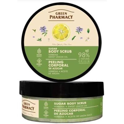 Green Pharmacy - Salt Sugar Body Scrub Verbena Lemon - Zitronenverbena Öl - 200ml - Body Scrub Green Pharmacy - Salt Sugar Body Scrub Verbena Lemon - Zitronenverbena Öl - 200ml - Body Scrub