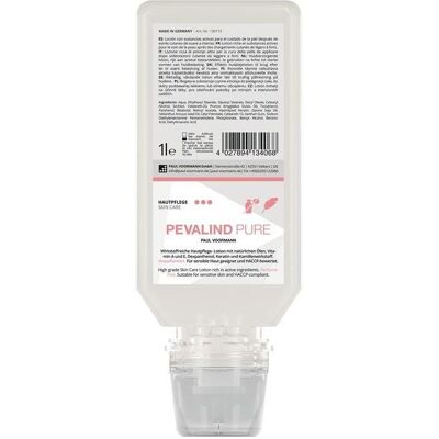 Paul Voorman, Handcreme, Hautpflege Pevalind PURE 1 l pH-hautneutral, silikonfrei Softflasche PAUL VOORMANN (1000 ml) Paul Voorman, Handcreme, Hautpflege Pevalind PURE 1 l pH-hautneutral, silikonfrei Softflasche PAUL VOORMANN (1000 ml)