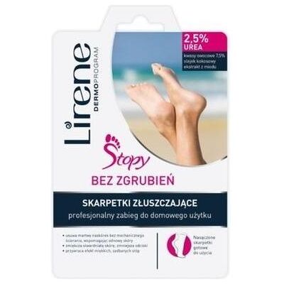Lirene Fußpflege - Feuchtigkeits- und Peeling-Fußmaske - 2,5% Urea Lirene Fußpflege - Feuchtigkeits- und Peeling-Fußmaske - 2,5% Urea