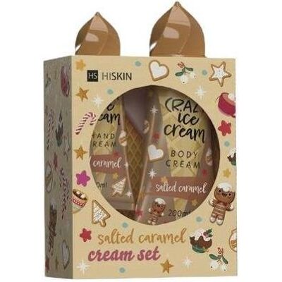 Hiskin, Beauty Geschenkset, Hiskinset Crazy Ice Cream Handcreme und Körpercreme in gesalzenem Karamell (Körperpflegeset) Hiskin, Beauty Geschenkset, Hiskinset Crazy Ice Cream Handcreme und Körpercreme in gesalzenem Karamell (Körperpflegeset)