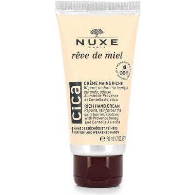 Nuxe - Reve De Miel Cica Rich Hand Cream - Pflegende Handcreme 50ml Nuxe - Reve De Miel Cica Rich Hand Cream - Pflegende Handcreme 50ml