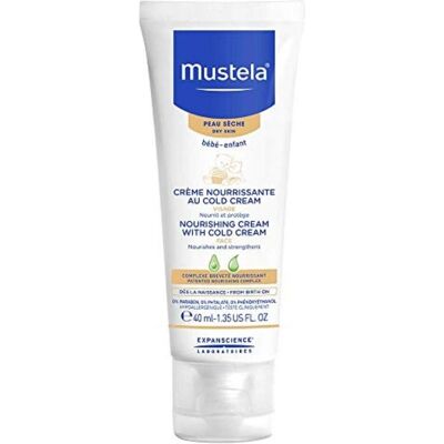 Mustela, Babykörperpflege, BB-Pflegecreme für das Gesicht – mit Cold Cream – für trockene Haut – 40 ml Mustela, Babykörperpflege, BB-Pflegecreme für das Gesicht – mit Cold Cream – für trockene Haut – 40 ml