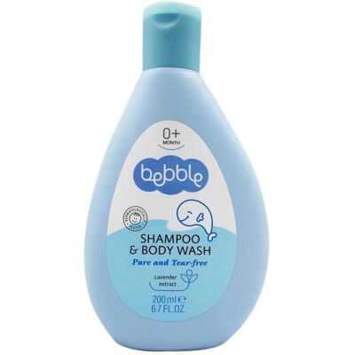Bebble, Babykörperpflege, Baby Shampoo & Bad für Haut und Haar 200 ml Bebble, Babykörperpflege, Baby Shampoo & Bad für Haut und Haar 200 ml
