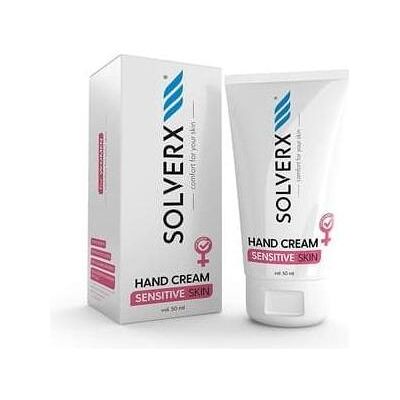 Solverx, Handcreme, Handcreme für empfindliche Haut Intensive Handfeuchtigkeitspflege mit natürlichen Inhaltsstoffen (50 ml) Solverx, Handcreme, Handcreme für empfindliche Haut Intensive Handfeuchtigkeitspflege mit natürlichen Inhaltsstoffen (50 ml)