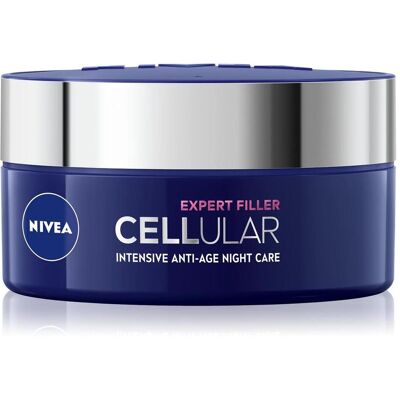 NIVEA, Gesichtscreme, Hyaluron Cellular Filler + Ujędrnienie przeciwzmarszczkowy krem na noc 50ml (50 ml, Nachtcreme) NIVEA, Gesichtscreme, Hyaluron Cellular Filler + Ujędrnienie przeciwzmarszczkowy krem na noc 50ml (50 ml, Nachtcreme)