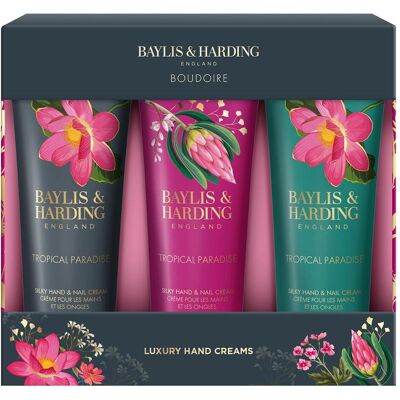 Baylis & Harding, Beauty Geschenkset, Boudoire Geschenkset - Tropical Paradise 3 50 ml (Körperpflegeset) Baylis & Harding, Beauty Geschenkset, Boudoire Geschenkset - Tropical Paradise 3 50 ml (Körperpflegeset)