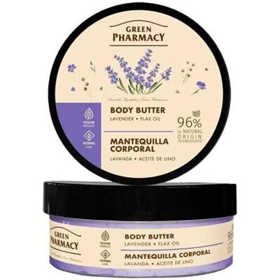 Schubiger, Bodylotion, Green Pharmacy Lavendel-Körperbutter und Leinöl 200 ml (Body Butter, 200 ml) Schubiger, Bodylotion, Green Pharmacy Lavendel-Körperbutter und Leinöl 200 ml (Body Butter, 200 ml)