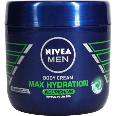 NIVEA, Bodylotion, Men Max Hydration Body Cream 400 ml (Körpercreme, 400 ml) NIVEA, Bodylotion, Men Max Hydration Body Cream 400 ml (Körpercreme, 400 ml)