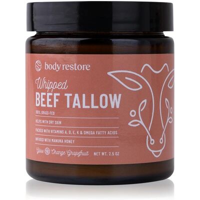 Body Restore, Bodylotion, Geschlagene Rindertalg-Balsam Orange Grapefruit (Körpercreme) Body Restore, Bodylotion, Geschlagene Rindertalg-Balsam Orange Grapefruit (Körpercreme)