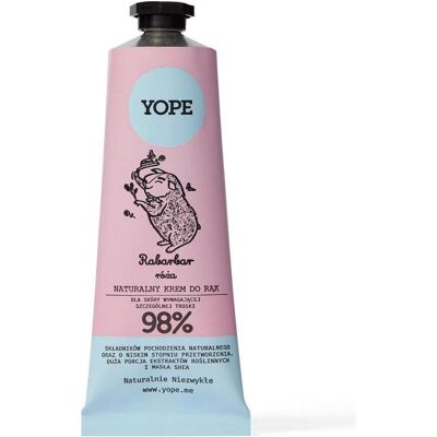 Yope, Handcreme, Natural hand cream Rhubarb and Rose 50ml (50 ml) Yope, Handcreme, Natural hand cream Rhubarb and Rose 50ml (50 ml)