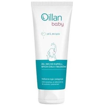 Oceanic, Babykörperpflege, Oillan Baby 3 In 1 Gel For Bathing And Washing Body And Hair From Day 1, 100 Ml Oceanic, Babykörperpflege, Oillan Baby 3 In 1 Gel For Bathing And Washing Body And Hair From Day 1, 100 Ml