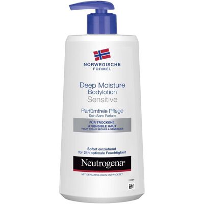 Neutrogena, Bodylotion, Deep Moisture Bodylotion Sensitive (Körpercreme, 400 ml) Neutrogena, Bodylotion, Deep Moisture Bodylotion Sensitive (Körpercreme, 400 ml)