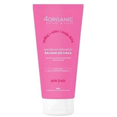 4Organic, Bodylotion, Natural Nourishing Body Balm Pink Fruits 150ml (150 ml) 4Organic, Bodylotion, Natural Nourishing Body Balm Pink Fruits 150ml (150 ml)