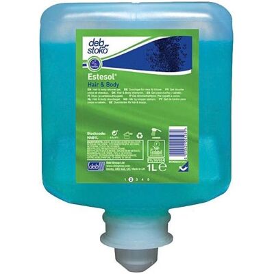 Deb Stoko, Duschmittel, Estesol Hair & Body 1L (1000 ml) Deb Stoko, Duschmittel, Estesol Hair & Body 1L (1000 ml)