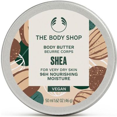 The Body Shop Shea Body Butter - 50ml - Pflege für sehr trockene Haut The Body Shop Shea Body Butter - 50ml - Pflege für sehr trockene Haut