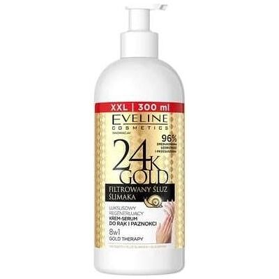 Eveline, Handcreme, 24K Gold luksusowy regenerujący krem-serum do rąk 300ml (300 ml) Eveline, Handcreme, 24K Gold luksusowy regenerujący krem-serum do rąk 300ml (300 ml)