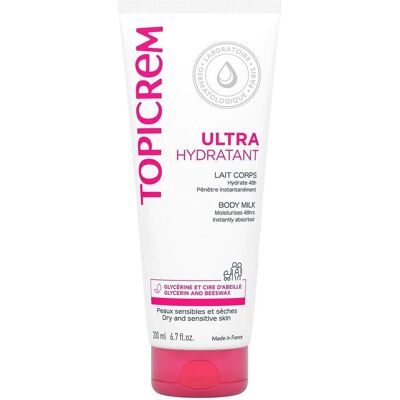 Topicrem, Bodylotion, UH BODY Ultra-Moisturizing Body Milk (Körperlotion, 200 ml) Topicrem, Bodylotion, UH BODY Ultra-Moisturizing Body Milk (Körperlotion, 200 ml)