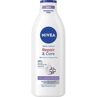 NIVEA, Bodylotion, - for dry and sensitive skin Repair & Care 400 ml (Körperlotion, 400 ml) NIVEA, Bodylotion, - for dry and sensitive skin Repair & Care 400 ml (Körperlotion, 400 ml)