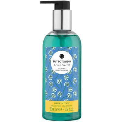 Tuttotondo, Duschmittel, Green Anise Soothing Face and Body Gel 200ml (200 ml) Tuttotondo, Duschmittel, Green Anise Soothing Face and Body Gel 200ml (200 ml)