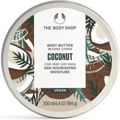 The Body Shop, Bodylotion, Coconut Body Butter (Normal To Dry Skin) (Body Butter, 200 ml) The Body Shop, Bodylotion, Coconut Body Butter (Normal To Dry Skin) (Body Butter, 200 ml)