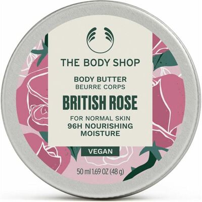 The Body Shop Britische Rose Körperbutter - Feuchtigkeitscreme für normale Haut The Body Shop Britische Rose Körperbutter - Feuchtigkeitscreme für normale Haut