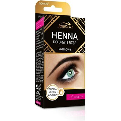 Joanna, Bodylotion, Henna For Eyebrows And Eyelashes Cream 1.0ack 15Ml (Körpercreme, 15 ml) Joanna, Bodylotion, Henna For Eyebrows And Eyelashes Cream 1.0ack 15Ml (Körpercreme, 15 ml)