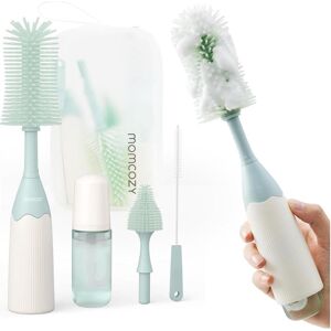 Momcozy, Babyflasche Zubehör, Flaschenbürsten-Set Push-Press Momcozy, Babyflasche Zubehör, Flaschenbürsten-Set Push-Press