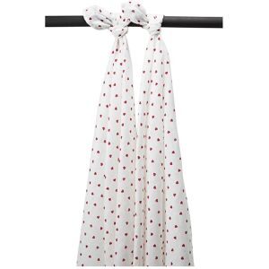 Meyco, Pucktuch + Nuscheli, Sweet Heart swaddle - 2er pack - musselin (120 cm, 120 cm) Meyco, Pucktuch + Nuscheli, Sweet Heart swaddle - 2er pack - musselin (120 cm, 120 cm)