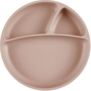 Minikoioi, Kindergeschirr + Kinderbesteck, stay-put suction divided plate, Bubble Beige, 101050008 Minikoioi, Kindergeschirr + Kinderbesteck, stay-put suction divided plate, Bubble Beige, 101050008