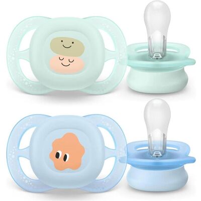 Philips Nuggi, Ultrastart Schnuller (2x, 0 - 6 Monate) Philips Nuggi, Ultrastart Schnuller (2x, 0 - 6 Monate)