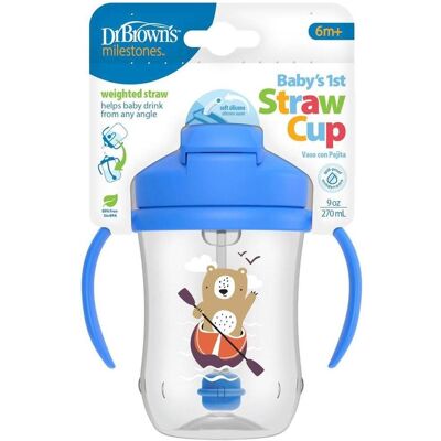 Dr. Brown's, Kindergeschirr + Kinderbesteck, Strohhalm-Becher Dr. Brown's, Kindergeschirr + Kinderbesteck, Strohhalm-Becher