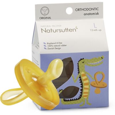 Natursutten, Nuggi, orthodontic pacifier (NTS01 02837) (1x) Natursutten, Nuggi, orthodontic pacifier (NTS01 02837) (1x)