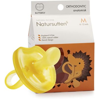 Natursutten, Nuggi, Bio Schnuller Butterfly Zahngerecht M 6-12 Monate (1x, 6 - 12 Monate) Natursutten, Nuggi, Bio Schnuller Butterfly Zahngerecht M 6-12 Monate (1x, 6 - 12 Monate)