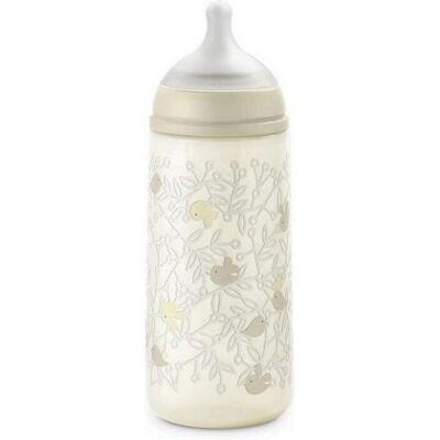 Suavinex, Babyflasche, Schoppen Birdies 360ml - Sauger SXPro L - beige (360 ml) Suavinex, Babyflasche, Schoppen Birdies 360ml - Sauger SXPro L - beige (360 ml)