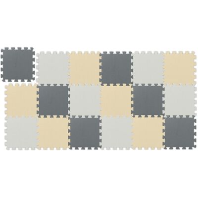 Relaxdays, Spielteppich + Spielmatte, Puzzlematte Set (30 x 30 cm) Relaxdays, Spielteppich + Spielmatte, Puzzlematte Set (30 x 30 cm)