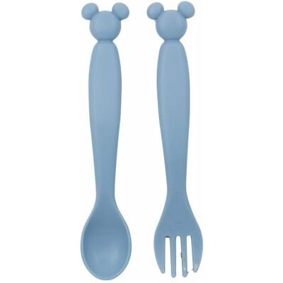 Disney Interactive Studios, Kindergeschirr + Kinderbesteck, 2er-Set Besteck Silhouette Mickey Disney Interactive Studios, Kindergeschirr + Kinderbesteck, 2er-Set Besteck Silhouette Mickey