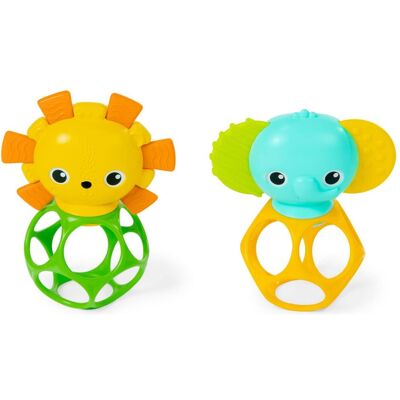 Bright Starts Beißring & Spielzeug - Oball 2er-Pack Bright Starts Beißring & Spielzeug - Oball 2er-Pack