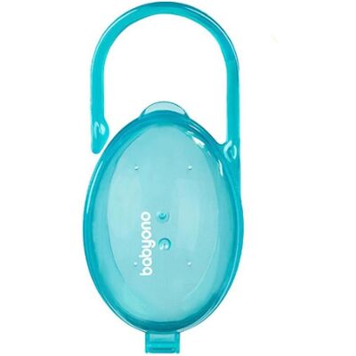 Babyono, Nuggi Zubehör, Container Pacifier - Turquoise Babyono, Nuggi Zubehör, Container Pacifier - Turquoise