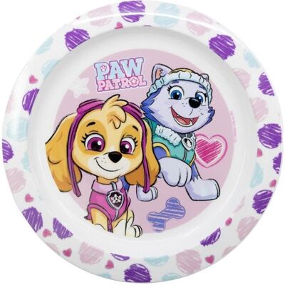 Tinisu, Kindergeschirr + Kinderbesteck, Paw Patrol Plastik-Teller Kunststoffset für Kinder - Mikrowelle geeignet Tinisu, Kindergeschirr + Kinderbesteck, Paw Patrol Plastik-Teller Kunststoffset für Kinder - Mikrowelle geeignet