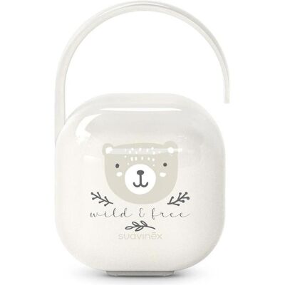 Suavinex, Nuggi Zubehör, MAM BABY 309136 ETUI NA SMOCZEK Beżowy WILD&FREE Suavinex, Nuggi Zubehör, MAM BABY 309136 ETUI NA SMOCZEK Beżowy WILD&FREE