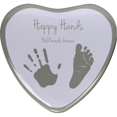 Dooky, Babyerinnerungen, Herzförmiges Fussabdruckglas Dooky, Babyerinnerungen, Herzförmiges Fussabdruckglas