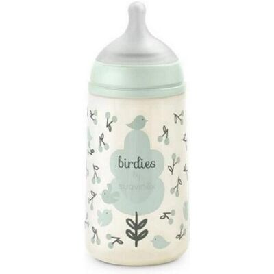 Suavinex, Babyflasche, Schoppen Birdies 270ml - Sauger SXPro M - grün (270 ml) Suavinex, Babyflasche, Schoppen Birdies 270ml - Sauger SXPro M - grün (270 ml)